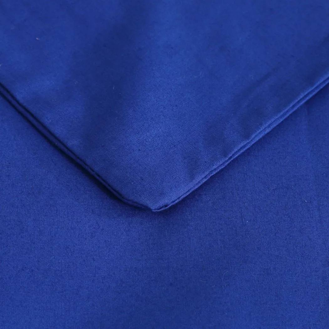 198x122cm Anti Anxiety Weighted Blanket Cover Polyester Cover Only Blue