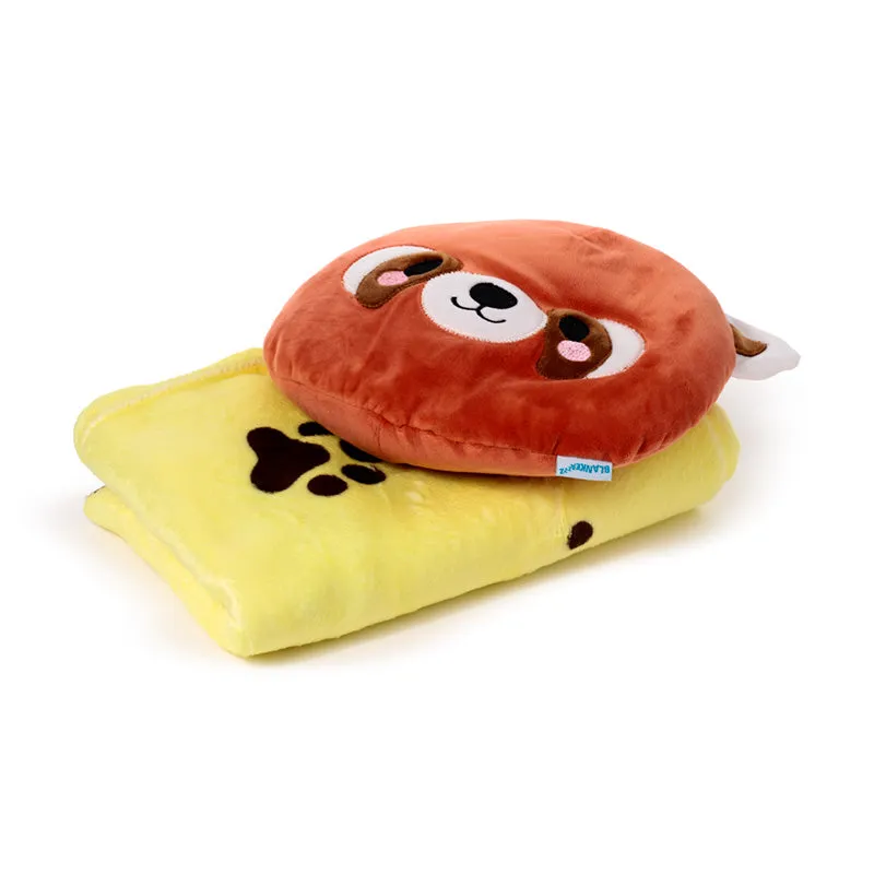 2-in-1 Blankeazzz Plush Toy & Travel Blanket - Adoramals Ru the Red Panda