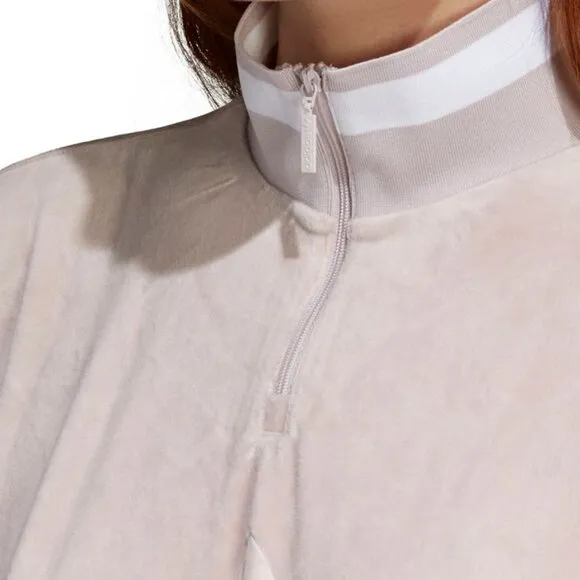Adidas Original BNWOT Ice purple velvour Xsmall pullover quarter zip