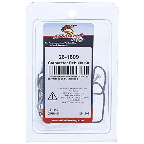 All Balls Racing 26-1609 Carburetor Rebuild Kit