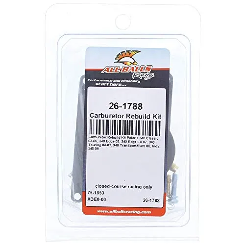 All Balls Racing 26-1788 Carburetor Rebuild Kit