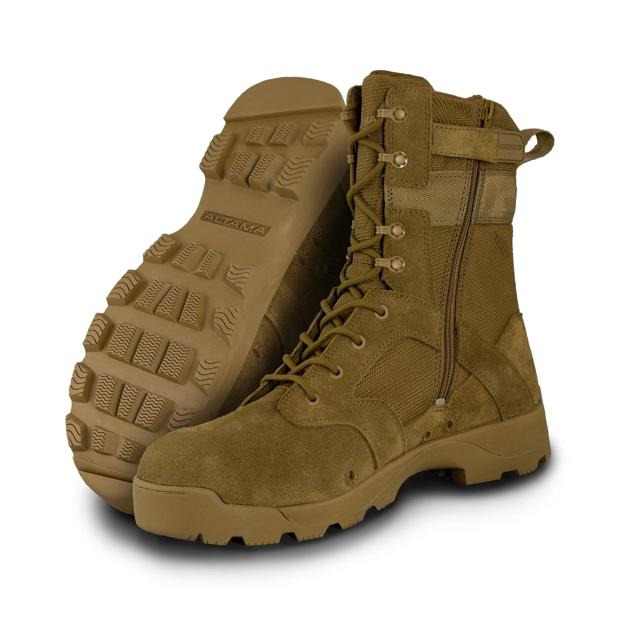 Altama Jungle Assault Side Zip Safety Men's Tactical Boot - Coyote