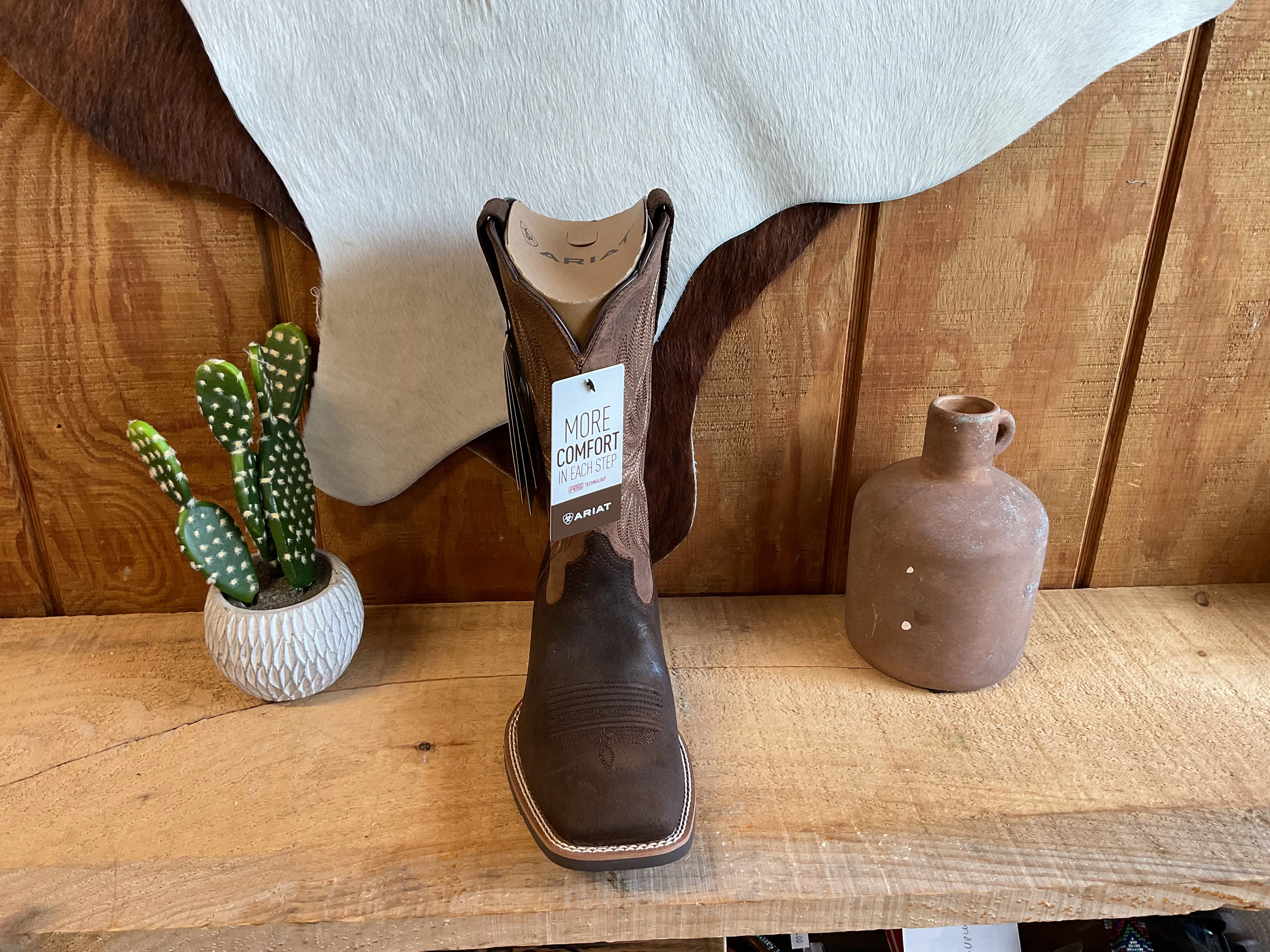 Ariat Men's Sport Rider Cowboy Boots-Aged Smokehouse
