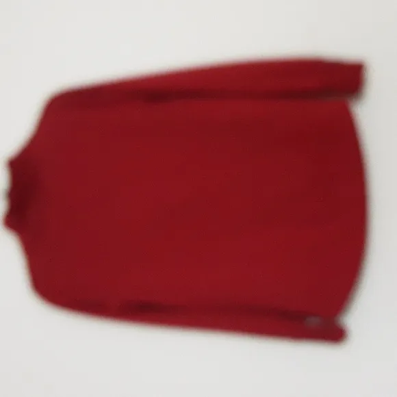 Athleta Karma Twist Neck Sweater Pullover Red Women S/ P  cozy Outdoor Casual