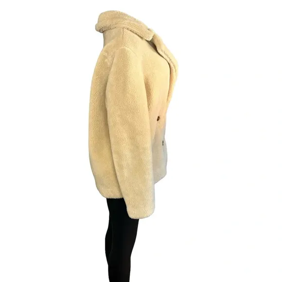 Banana Republic Ivory Sherpa Teddy Coat