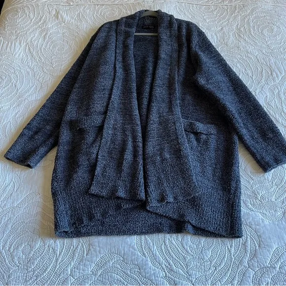 Barefoot Dreams - Cozychic Cali Cardi - Heathered Blue