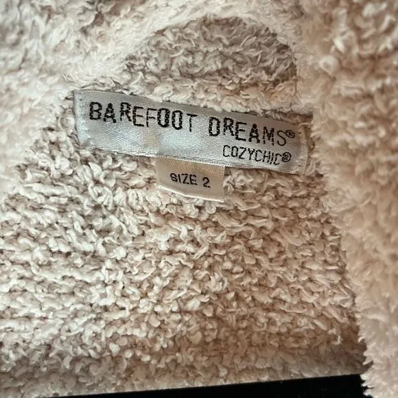 Barefoot Dreams Cozychic Plush Soft Robe with Pockets Size 2 - Measures as large