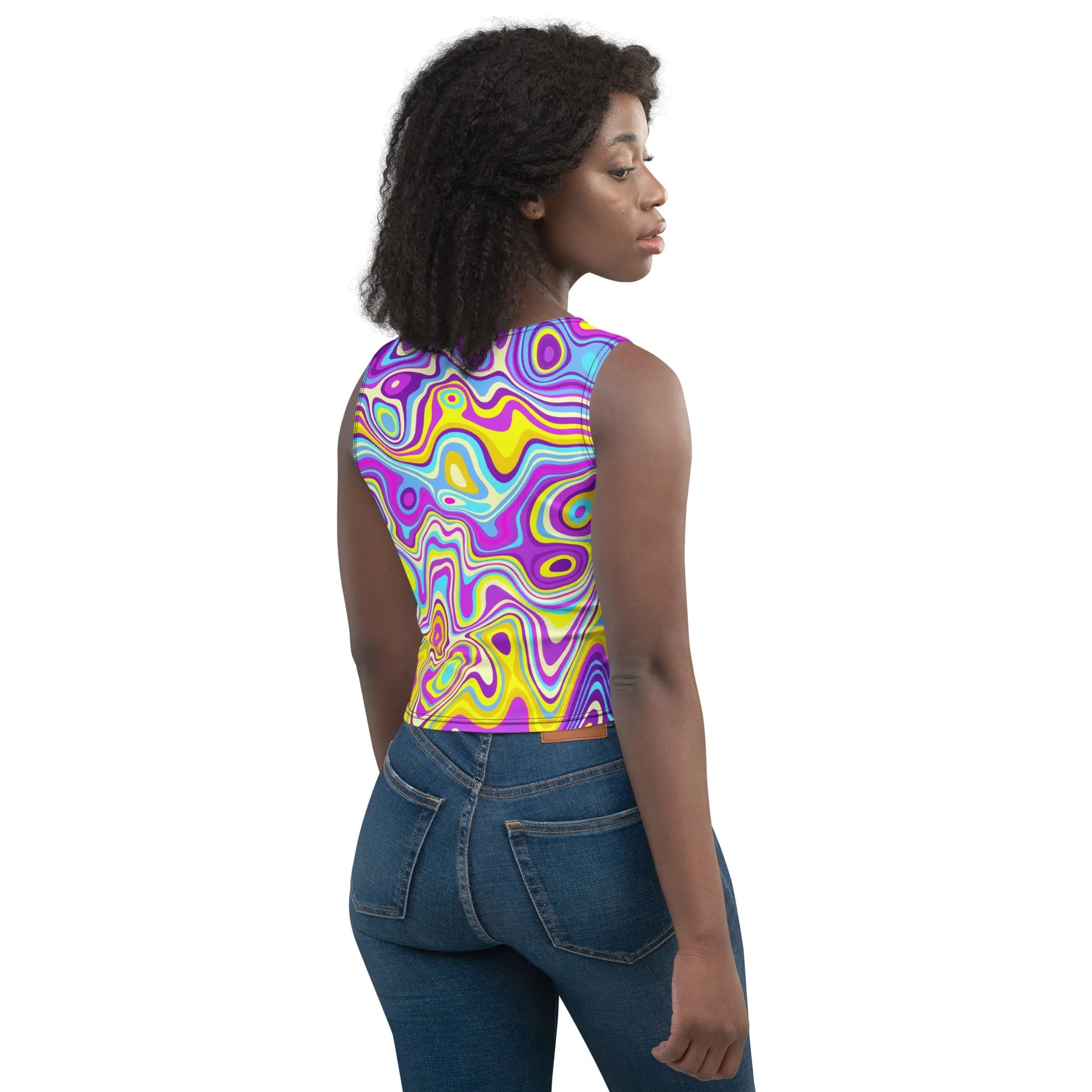 Be Extra! Trippy Glide Crop Top