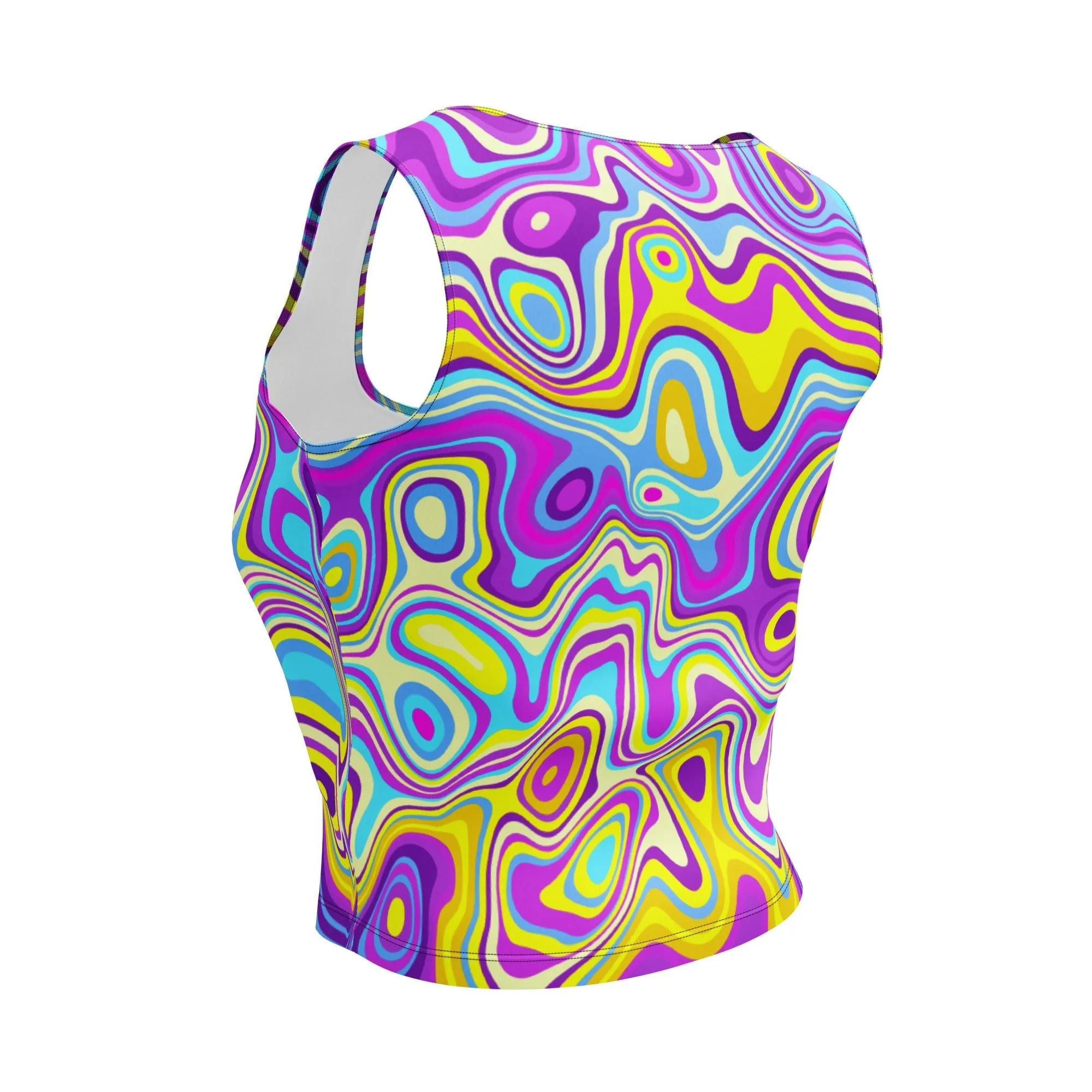 Be Extra! Trippy Glide Crop Top