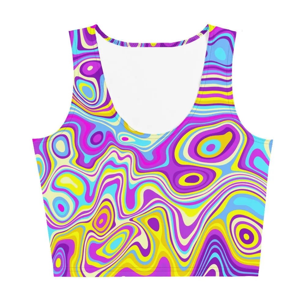 Be Extra! Trippy Glide Crop Top