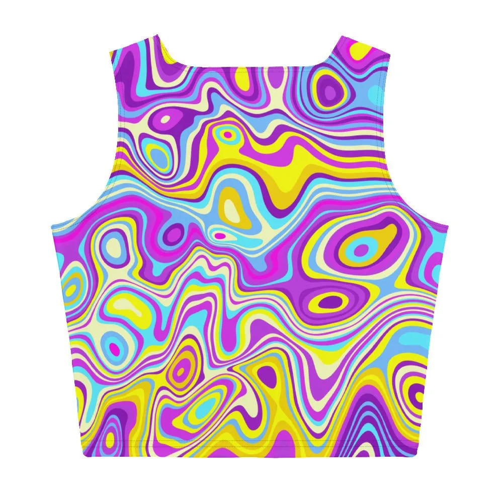 Be Extra! Trippy Glide Crop Top