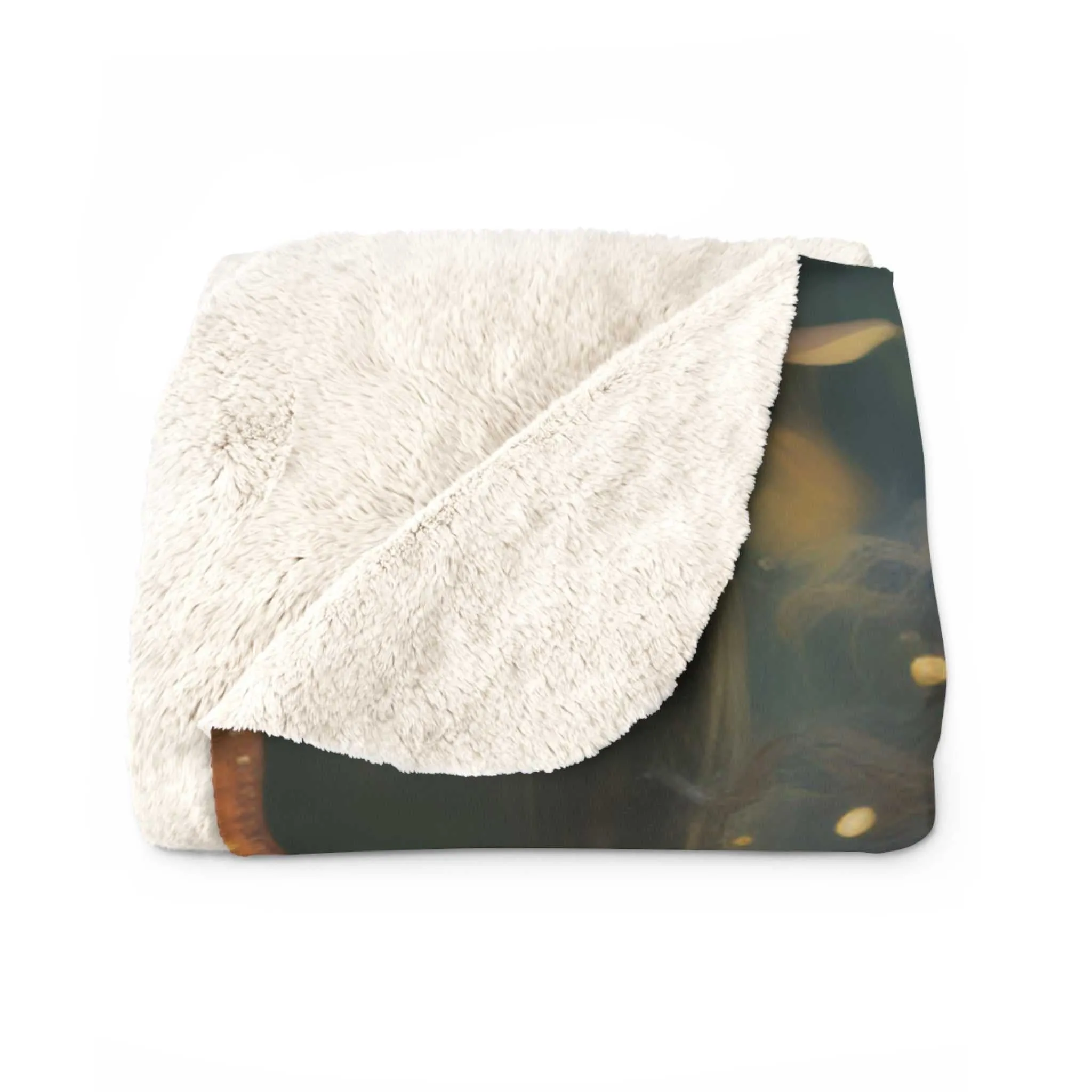 Beautiful Woman Sherpa Fleece Blanket