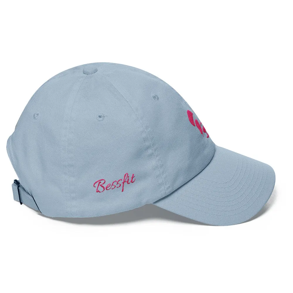 Bessfit Pink Panda Dad Hat