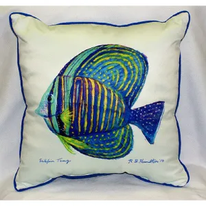 Betsy Drake Sailfin Tang Pillow- Indoor/Outdoor