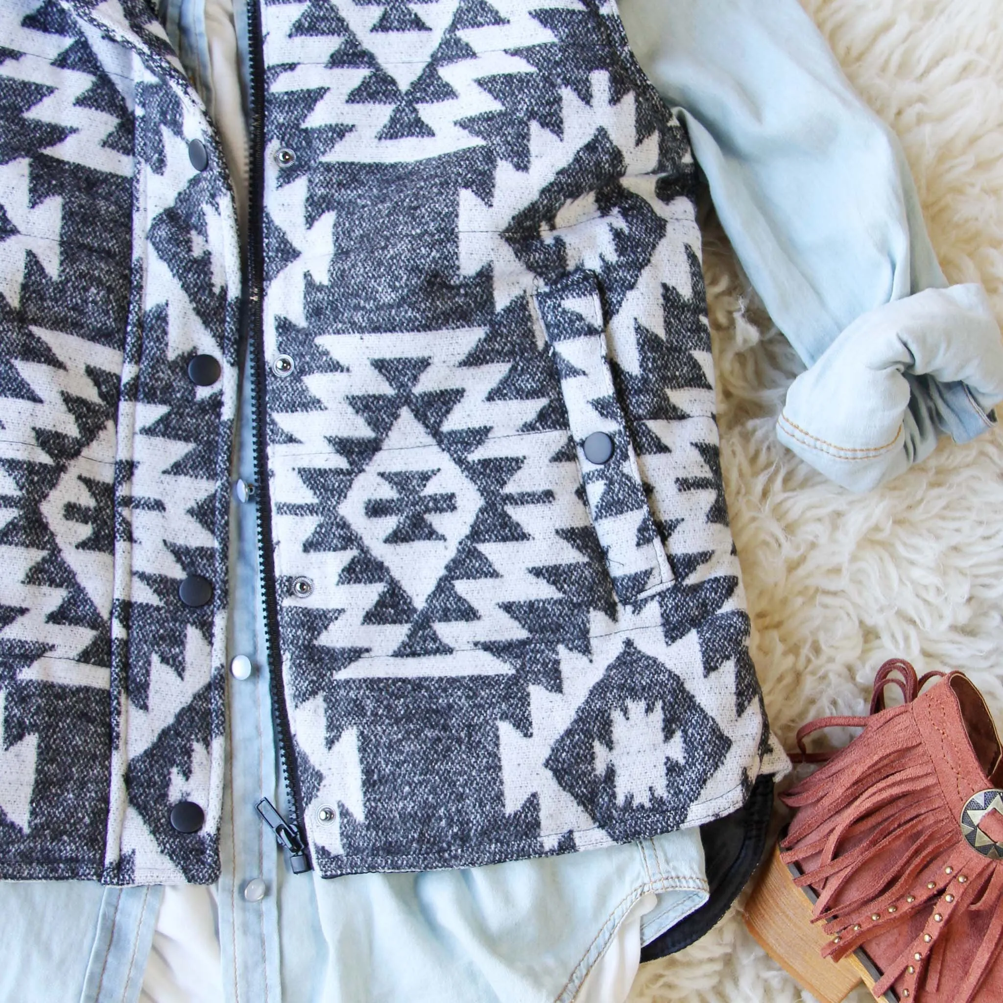 Birch Smoke Cozy Vest