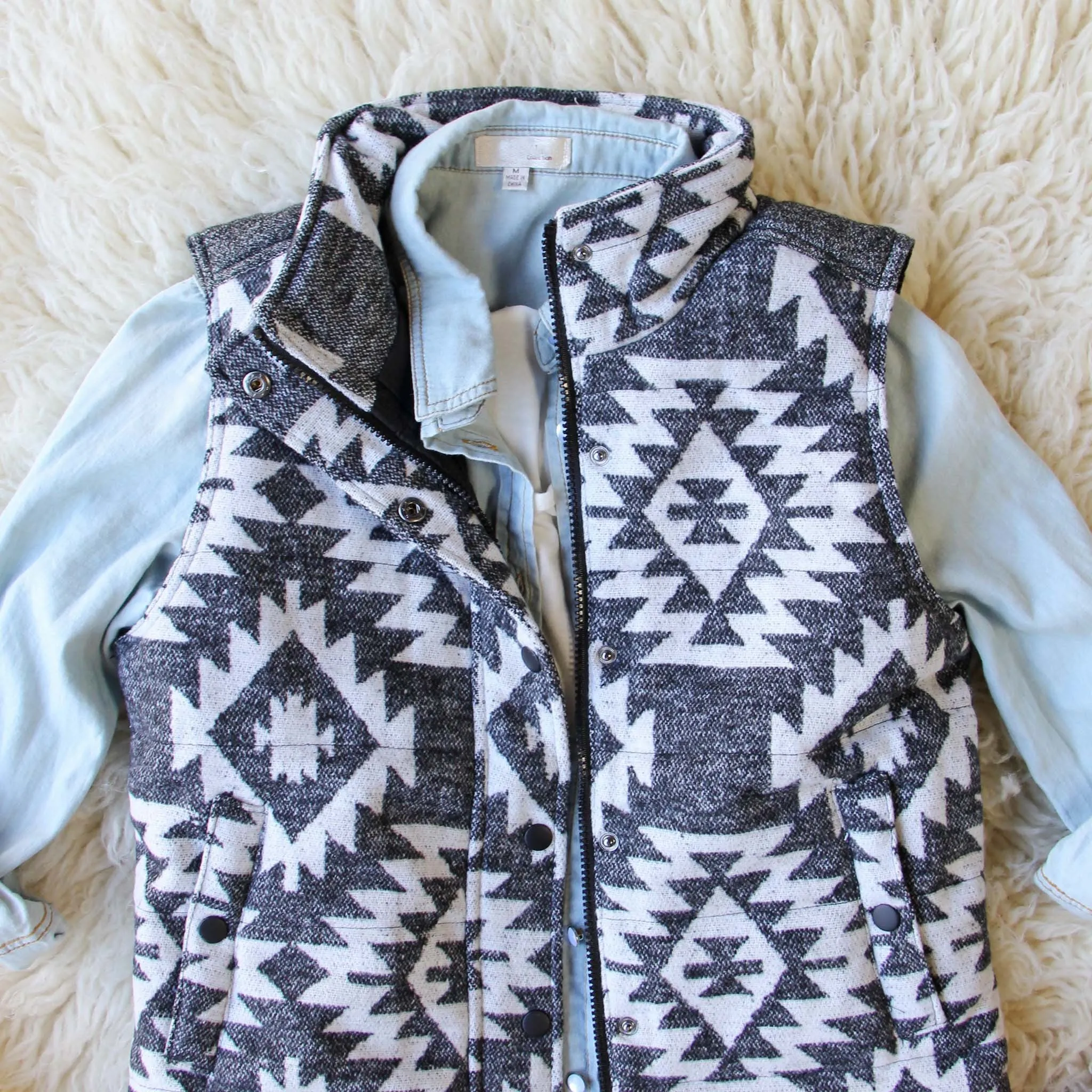 Birch Smoke Cozy Vest