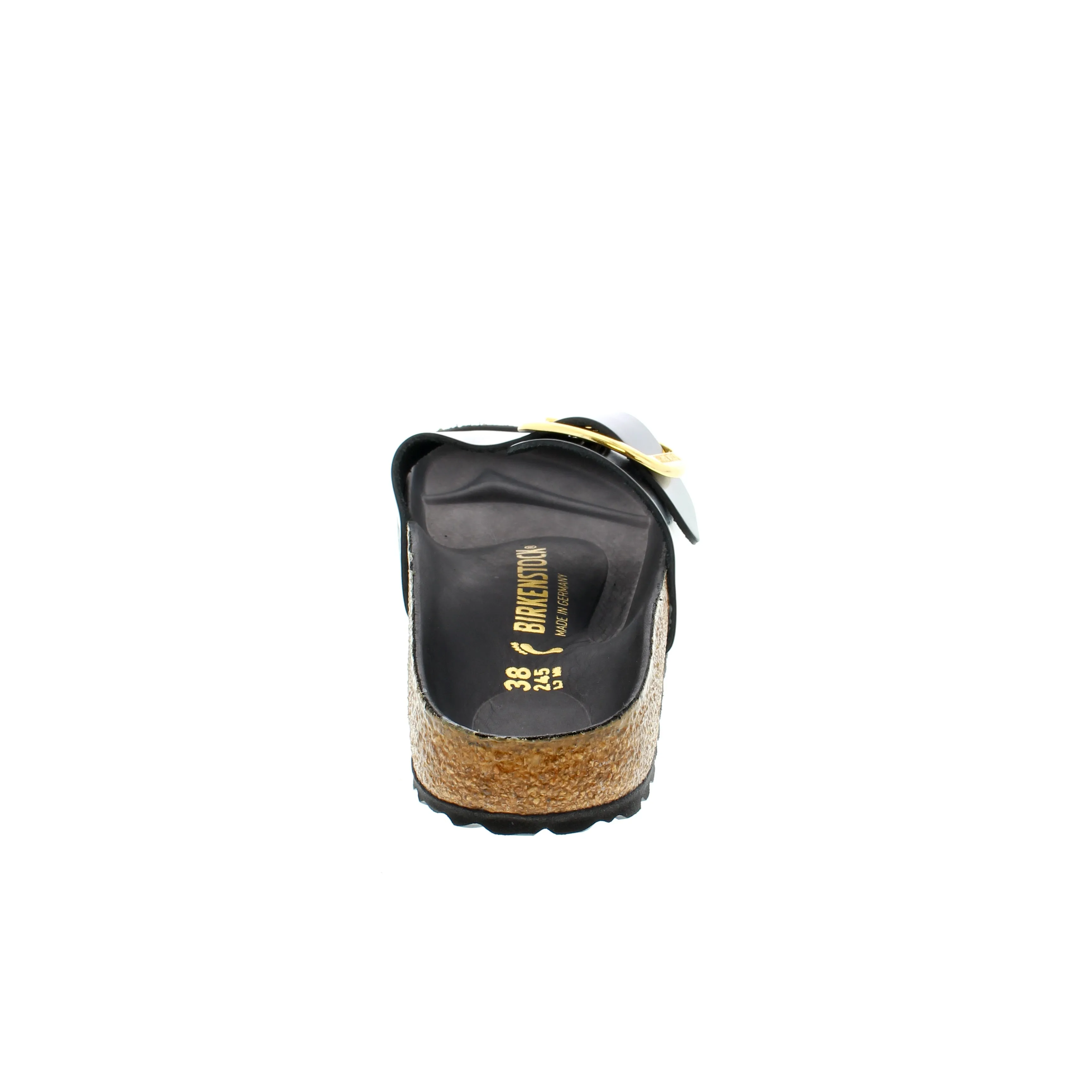 Birkenstock Madrid Big Buckle - Black Shine