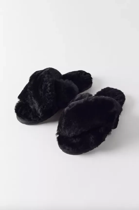 Black Mayberry Slipper