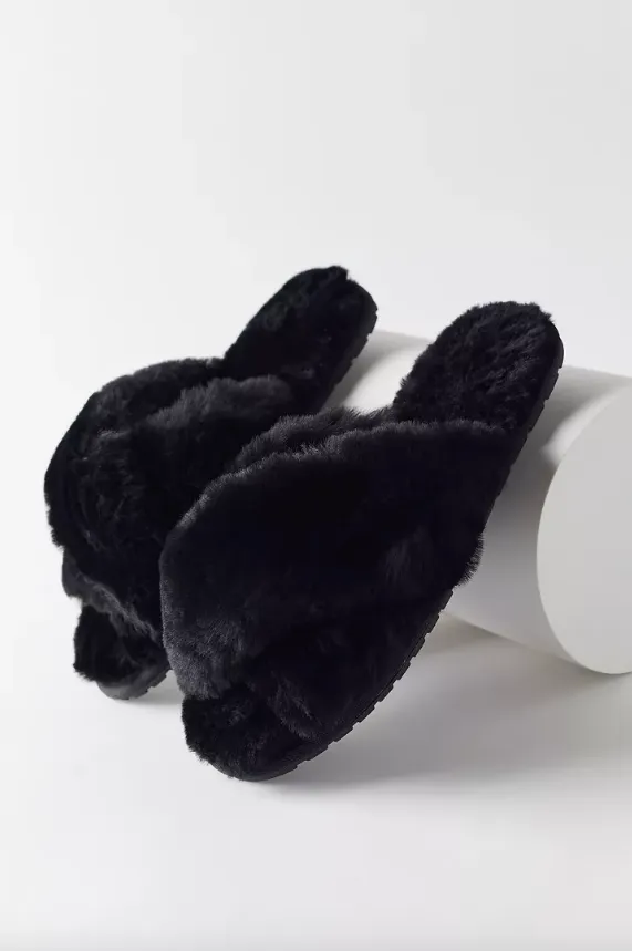 Black Mayberry Slipper