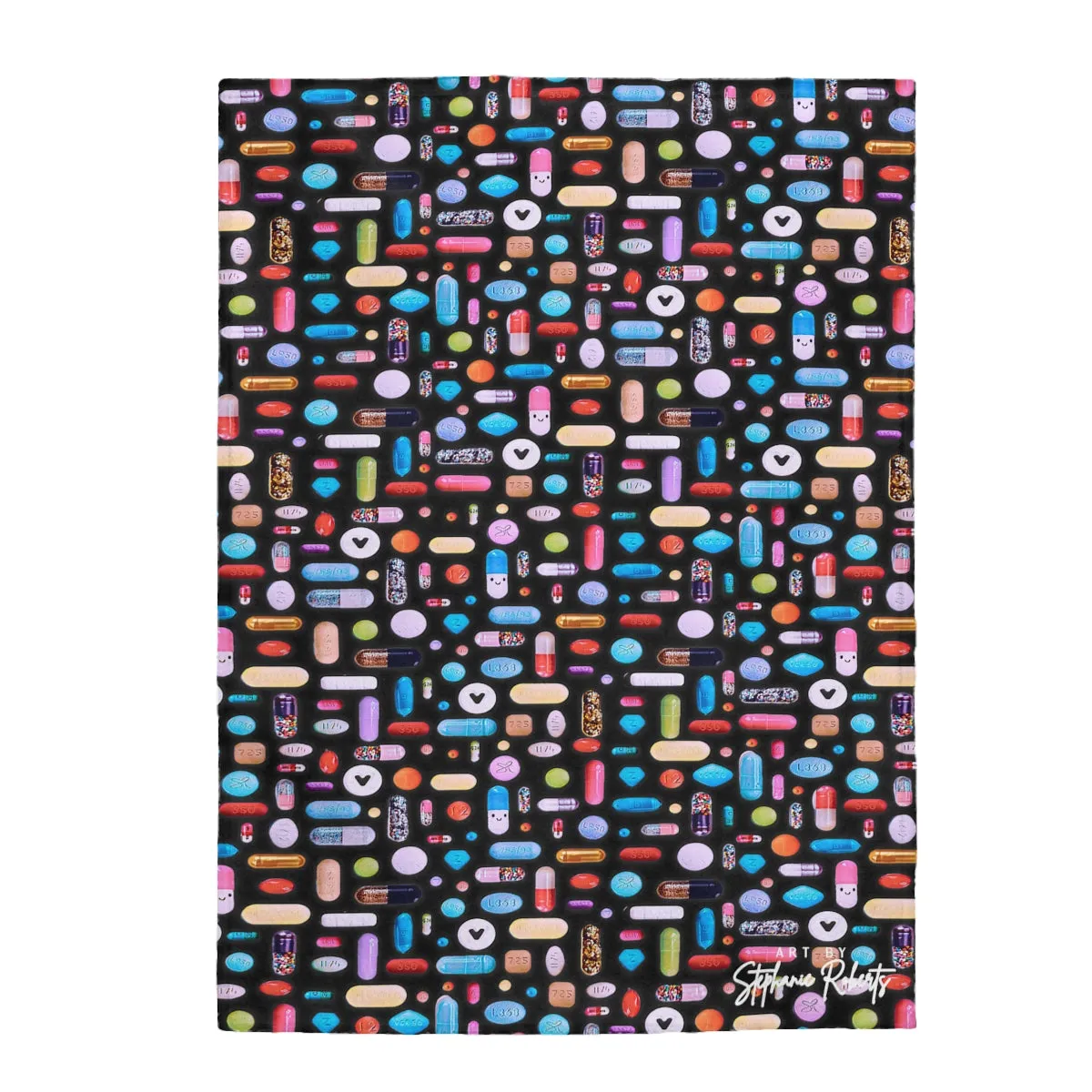 Black Velveteen Plush Blanket