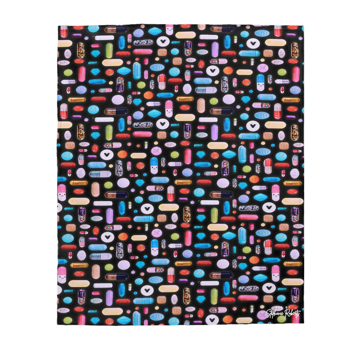 Black Velveteen Plush Blanket