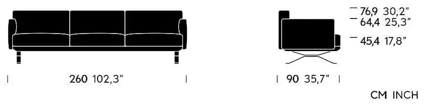 Boma - Left corner 3-seater end