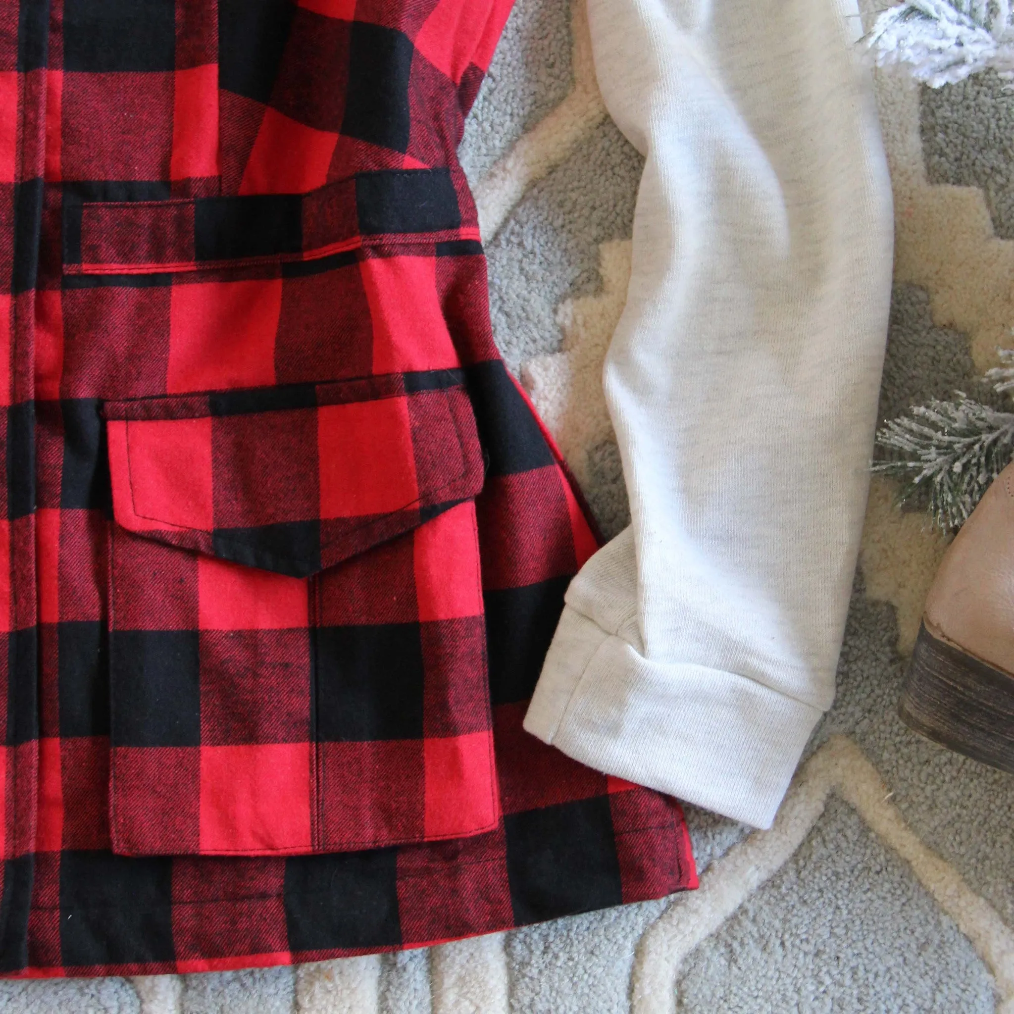 Bonfire Plaid Hoodie