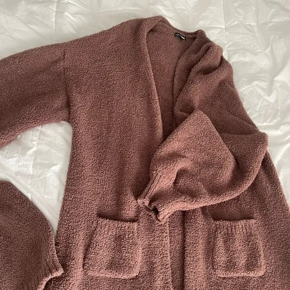 Brown cozy plush lounge set. Size 2x