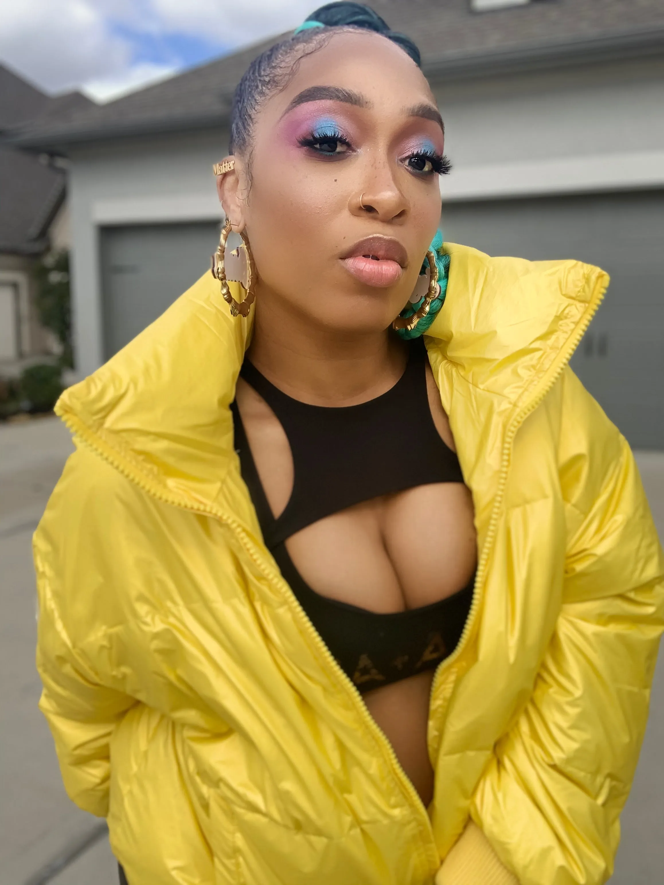 Burst Your Bubble Jacket - Sunshine Yellow