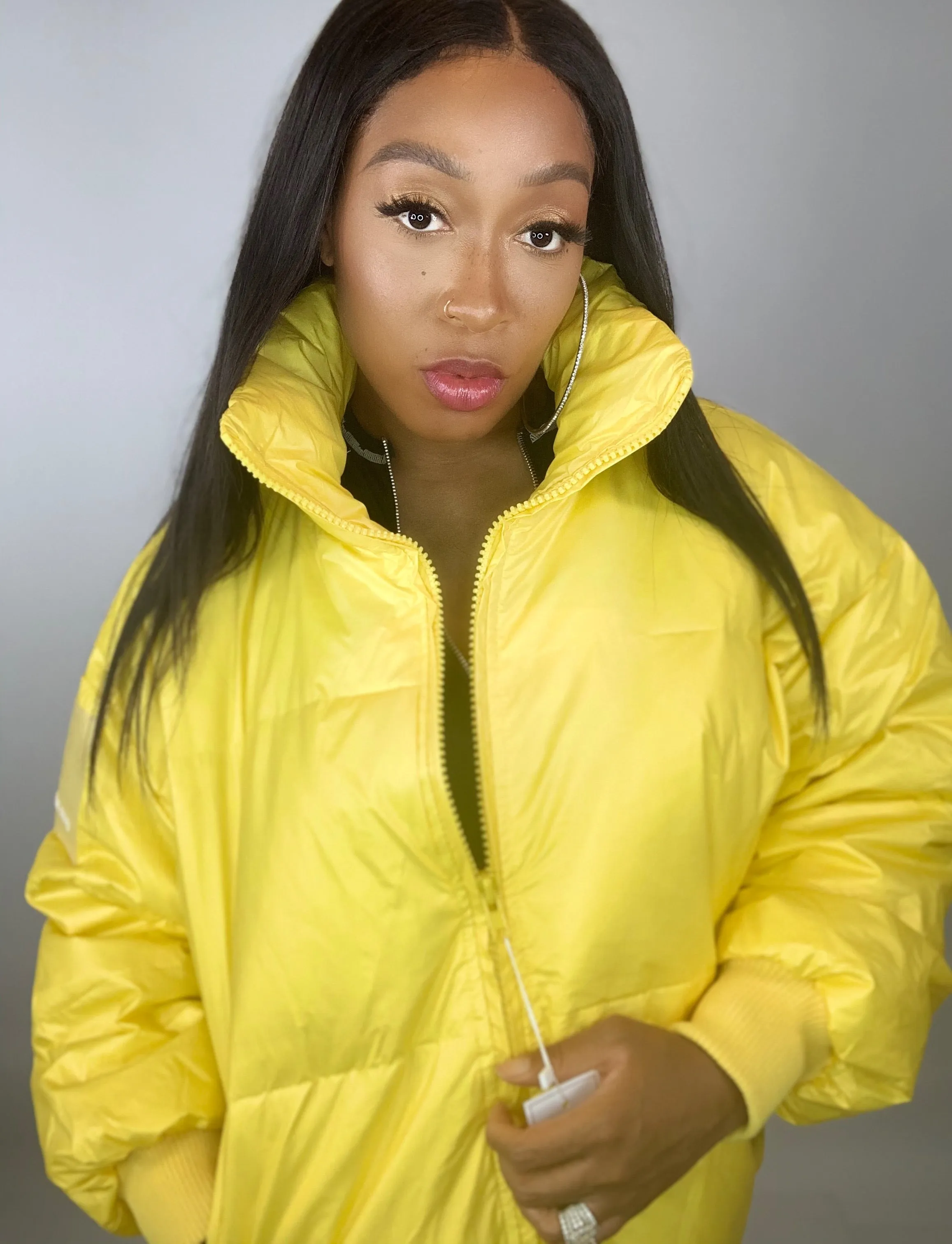 Burst Your Bubble Jacket - Sunshine Yellow