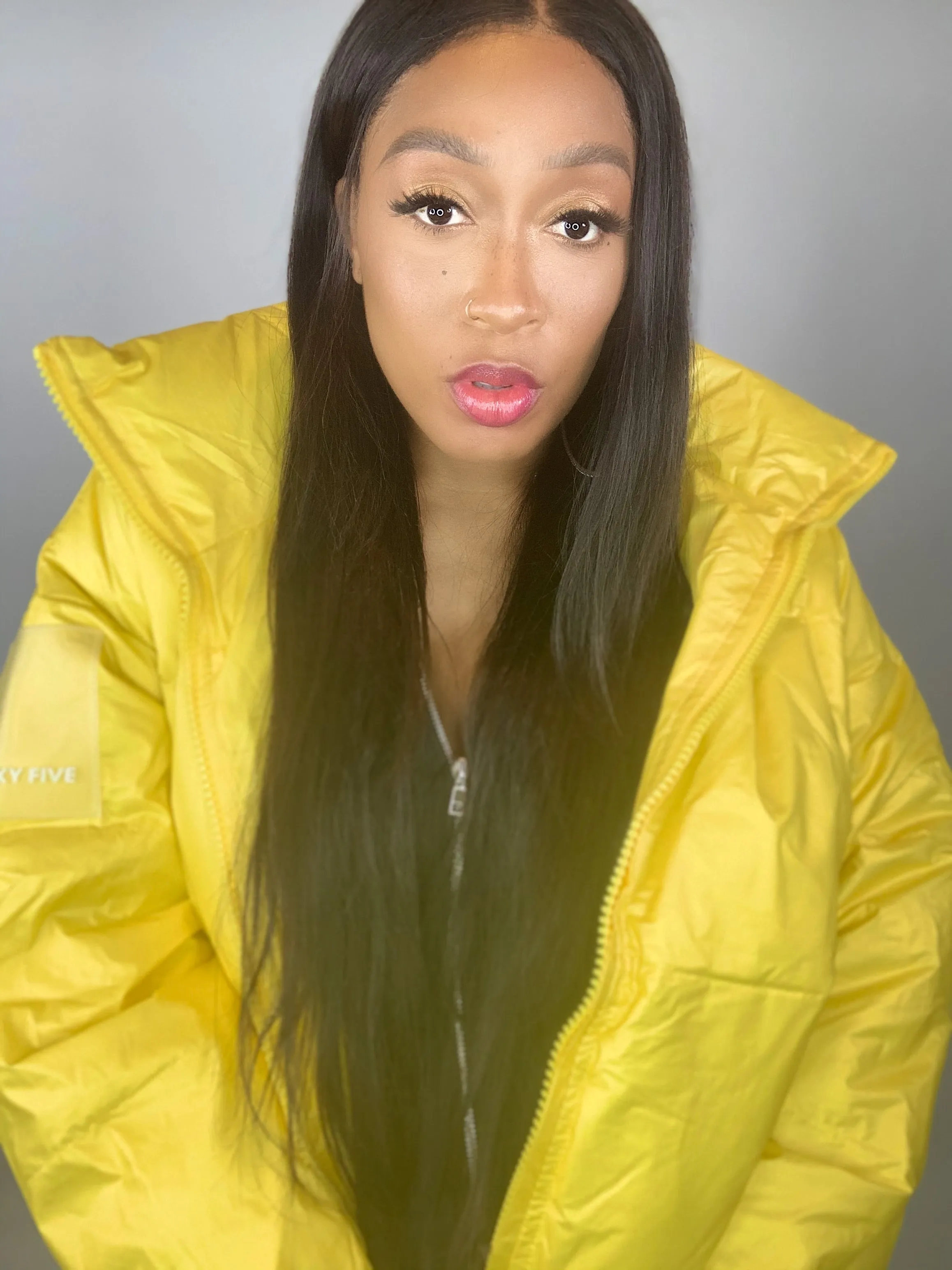 Burst Your Bubble Jacket - Sunshine Yellow