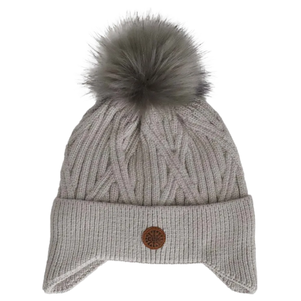 Calikids Soft Touch Knit Toque with Pom Pom