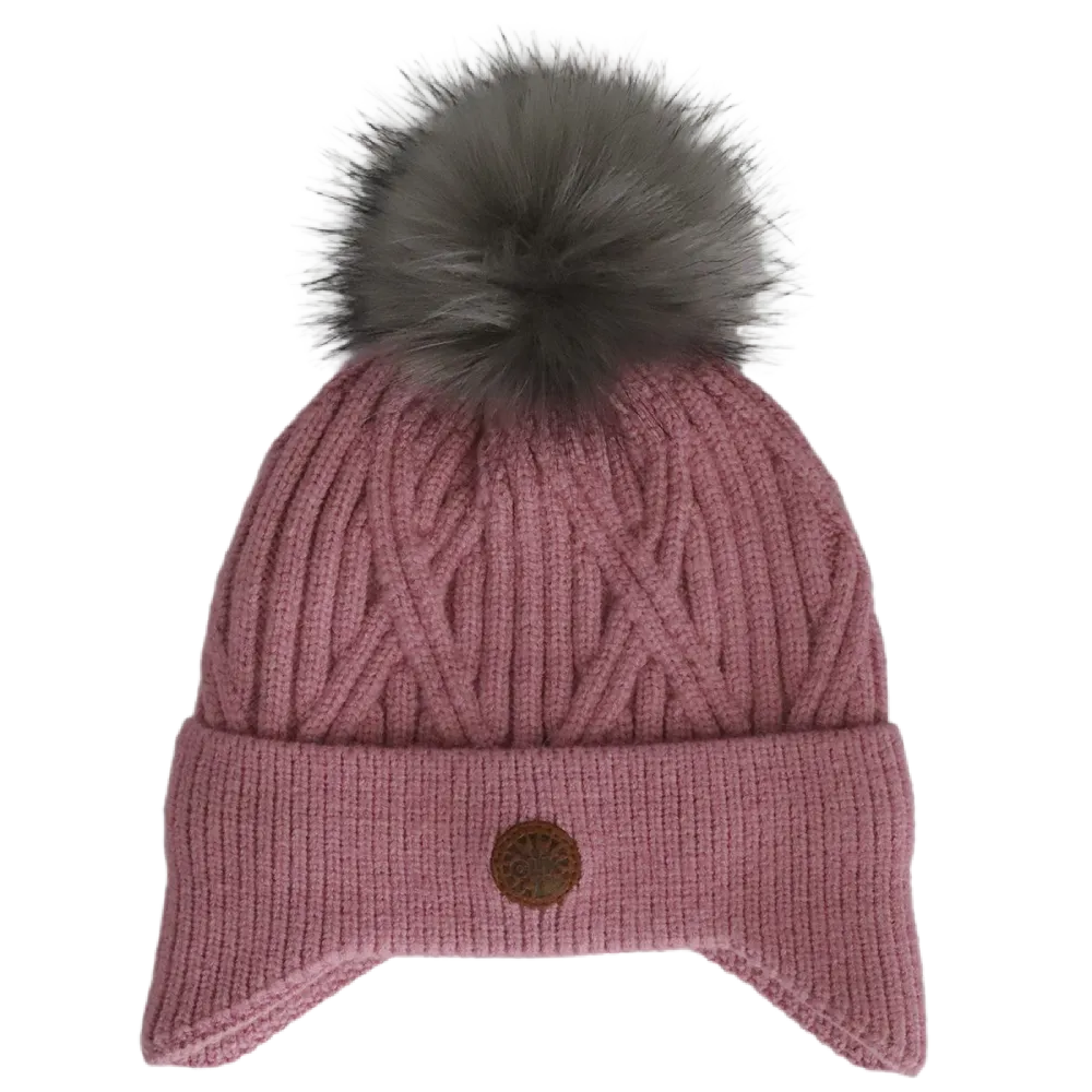 Calikids Soft Touch Knit Toque with Pom Pom