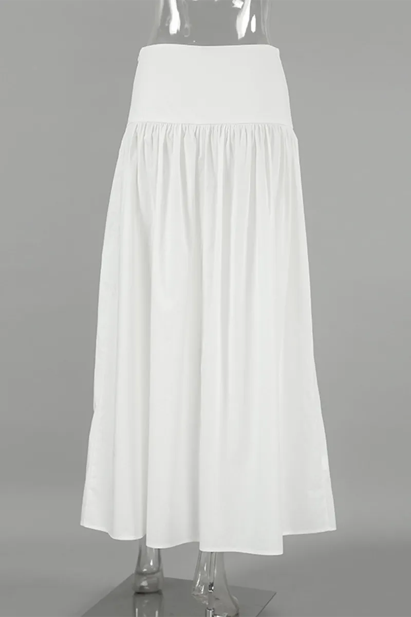 Casual Street Patchwork Zipper Loose High Waist Type A Bottoms