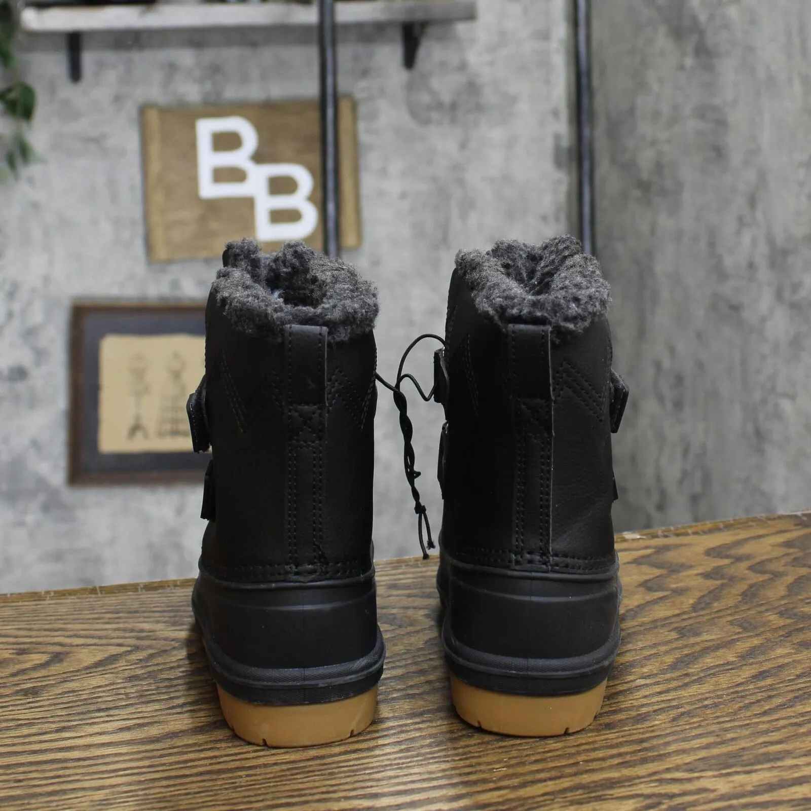 Cat & Jack Toddler Boys Denver Winter Boots 88236548 Black 10T