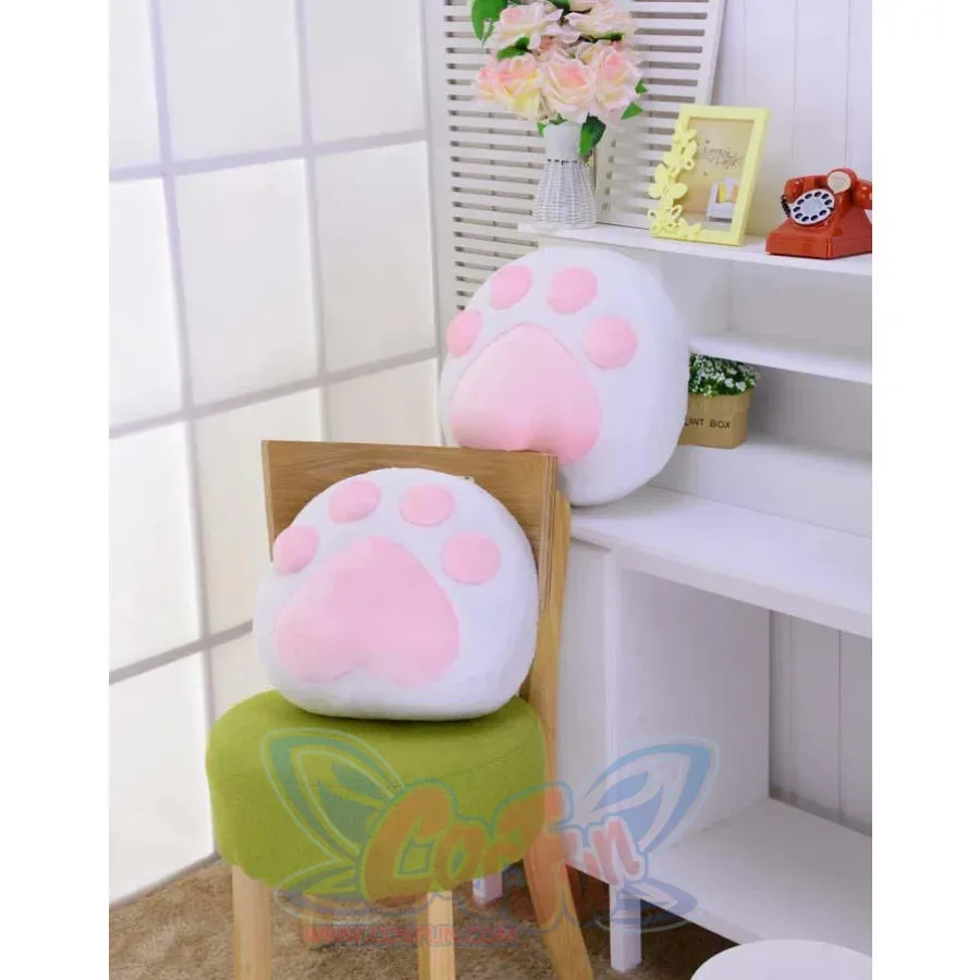 Cat Meat Pad Paw Pillow Cute Warm Stuffed Toy Plush Doll