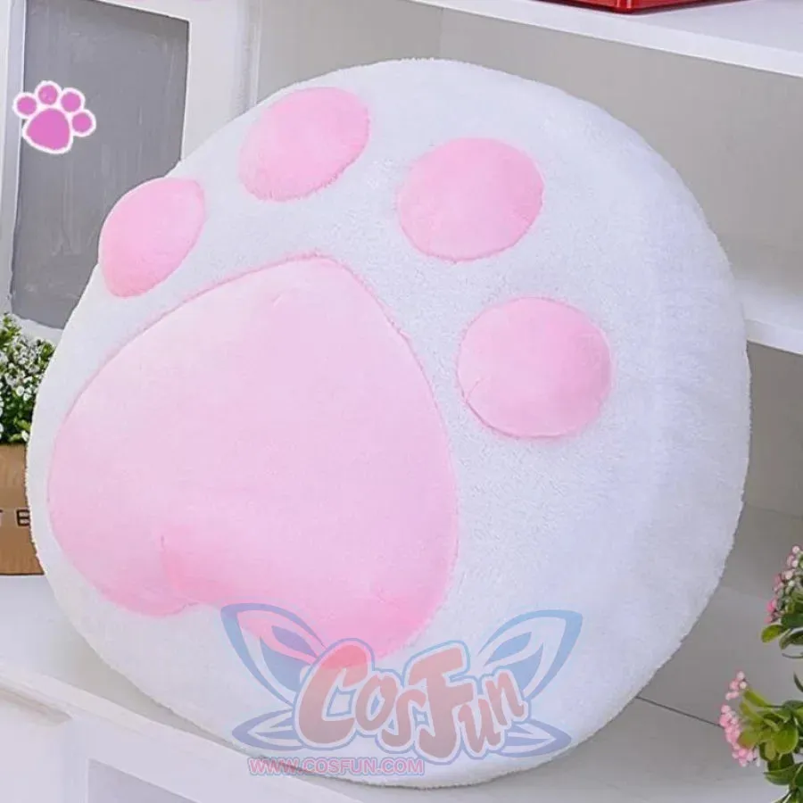 Cat Meat Pad Paw Pillow Cute Warm Stuffed Toy Plush Doll