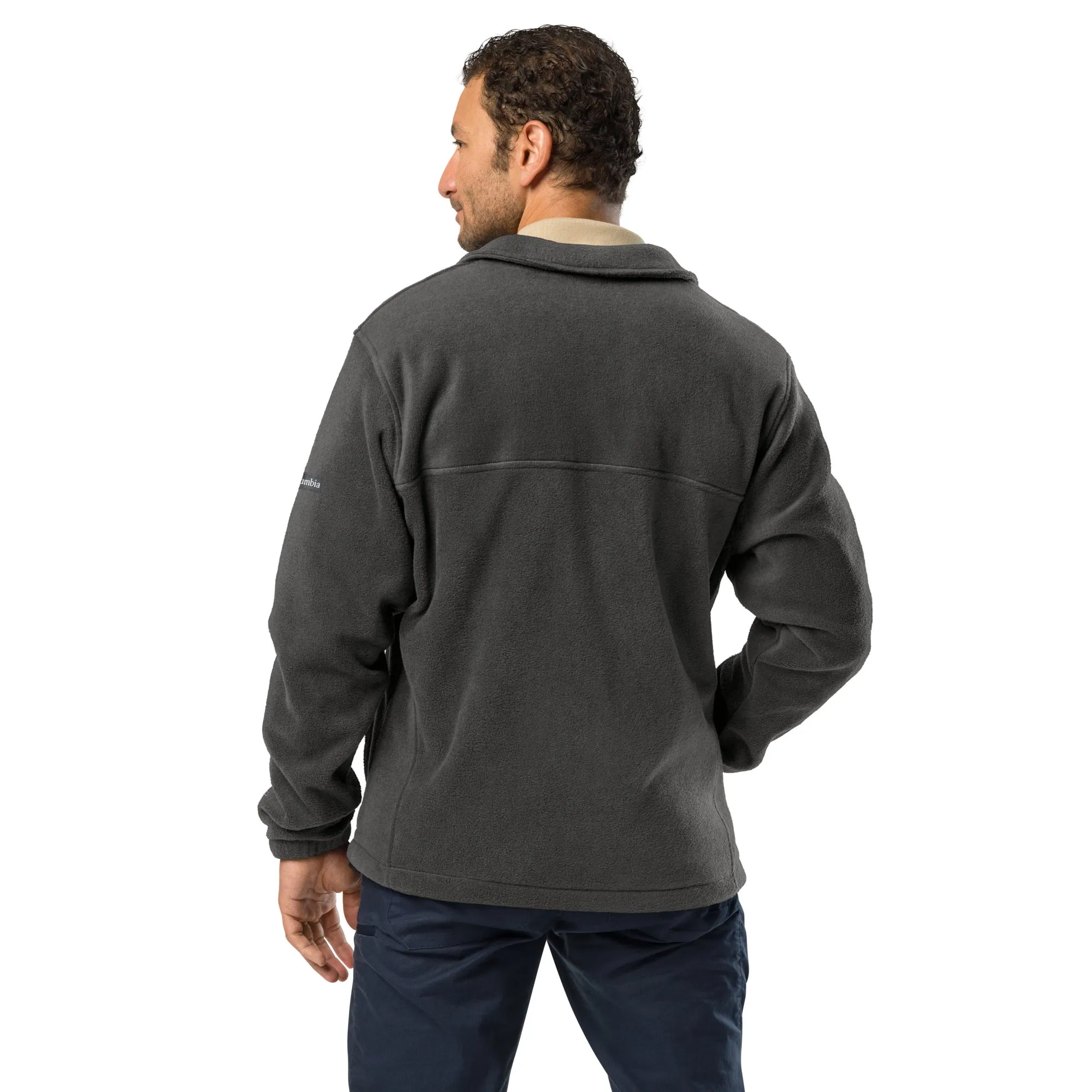 Charcoal Heather Unisex Columbia fleece jacket