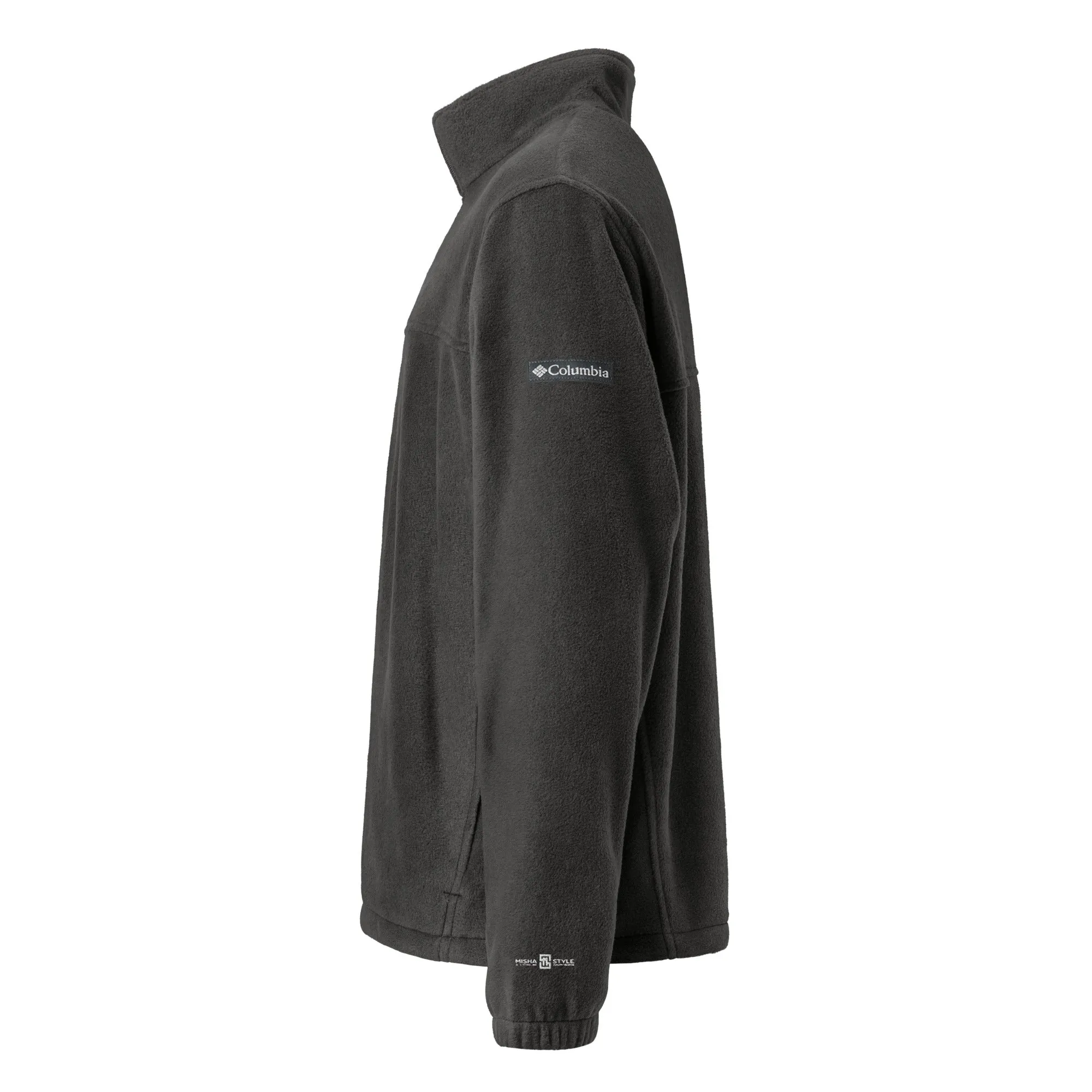 Charcoal Heather Unisex Columbia fleece jacket
