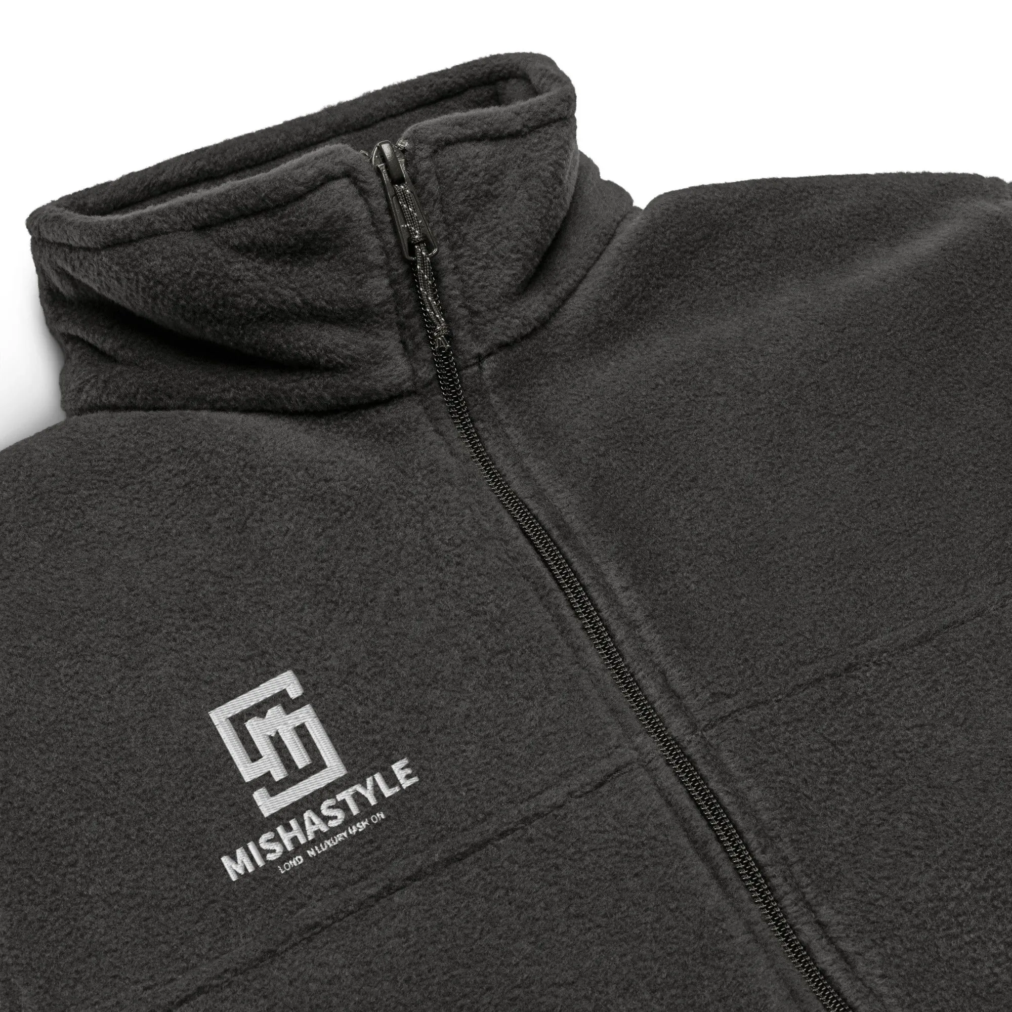 Charcoal Heather Unisex Columbia fleece jacket