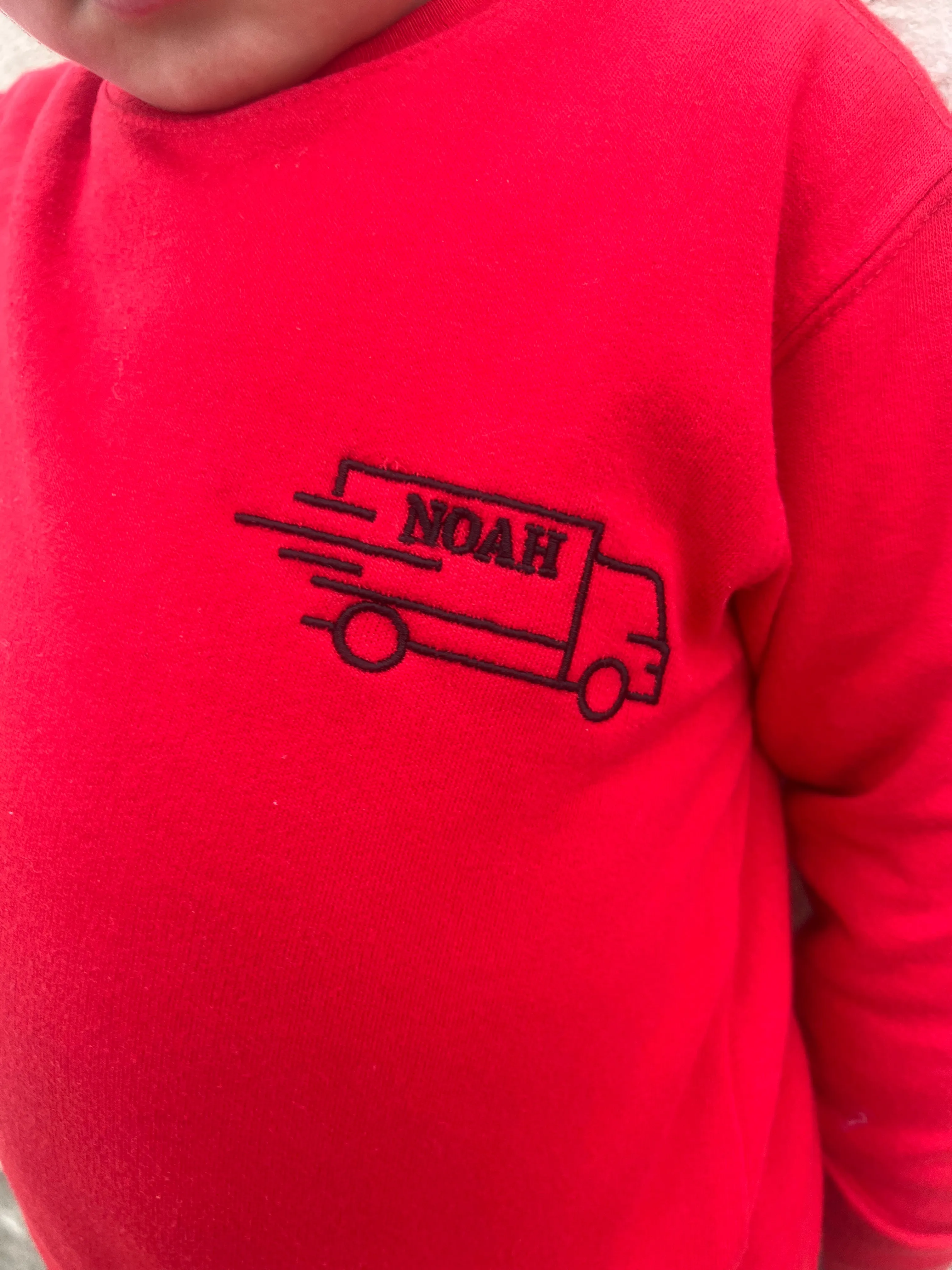 Children’s Custom Crewneck Cotton Sweater