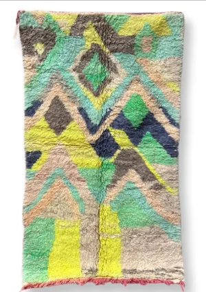 Citron   Teal Abstract 3’x 5’