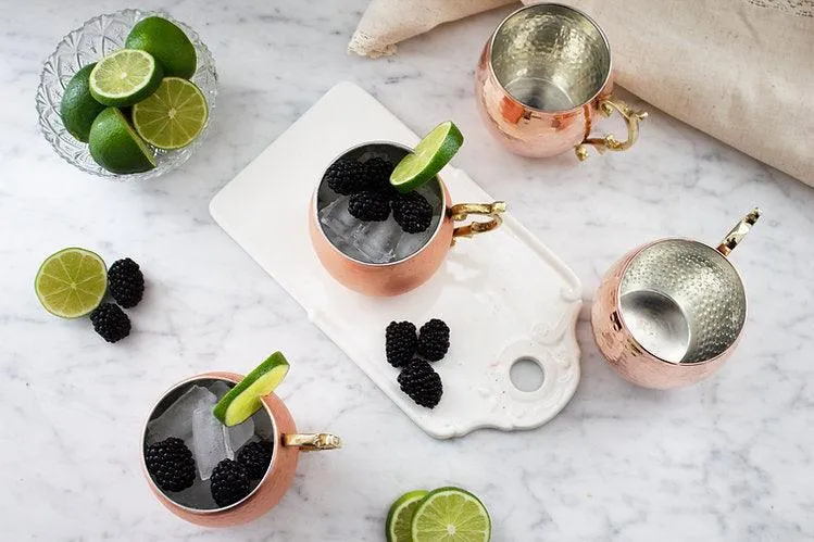 CMK Vintage Inspired Moscow Mule Mugs (Set of 4)
