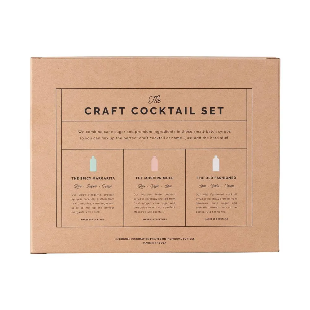 Craft Cocktail Syrup Set