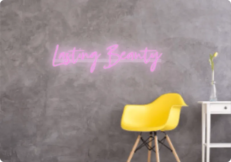Custom text: Lasting Beauty
