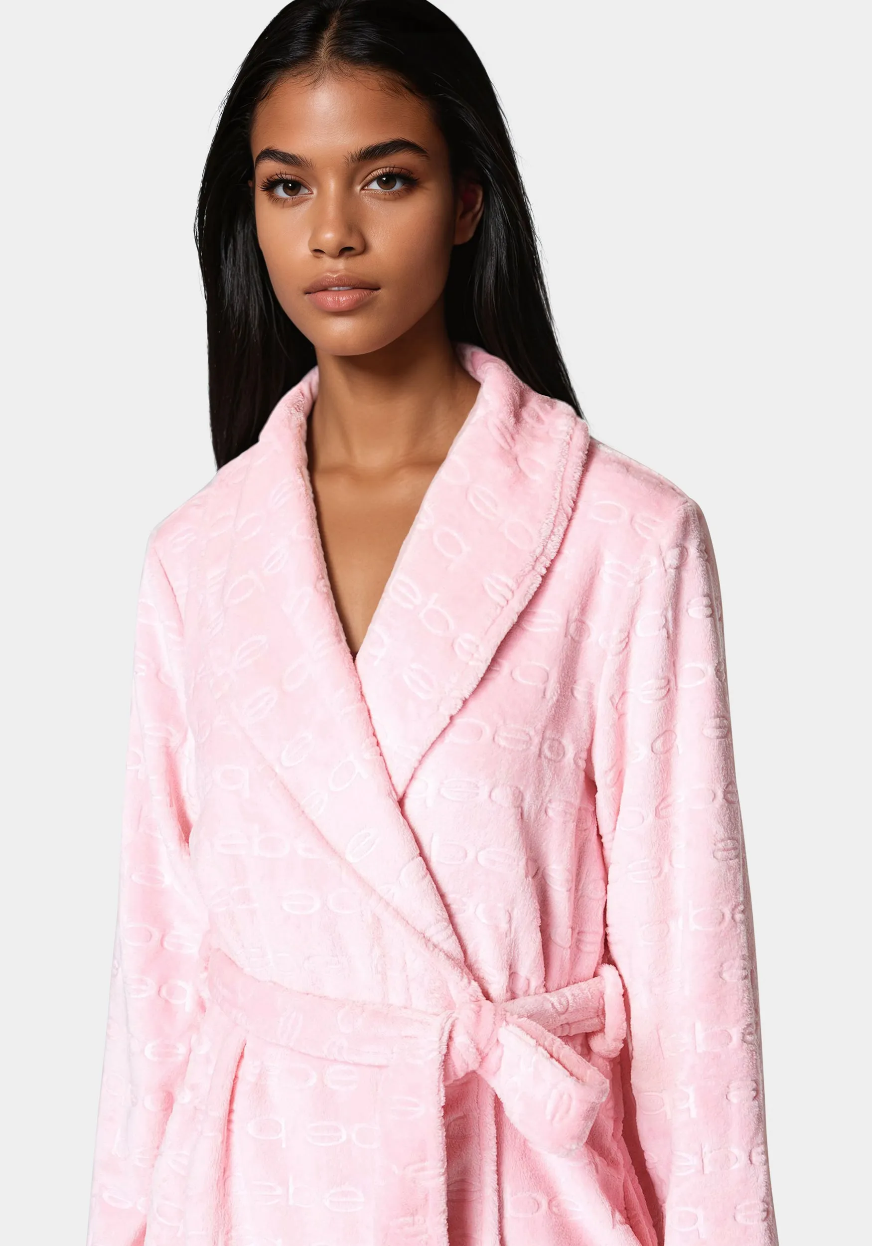 Debossed Plush Robe