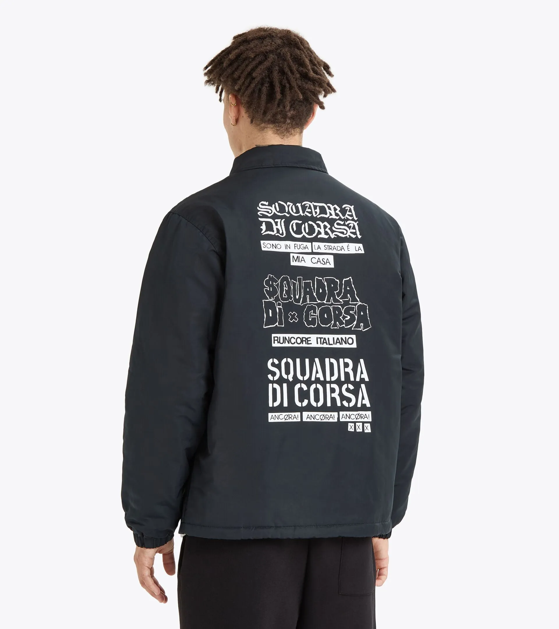 Diadora Jacket Coach Sqdc 'Black'