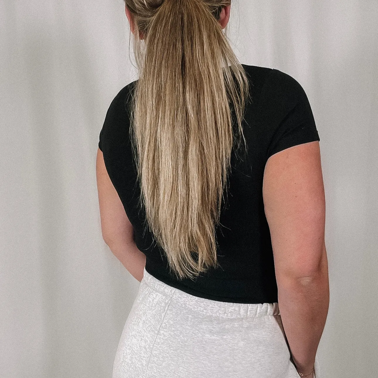 Double Layer Bodysuit - Black
