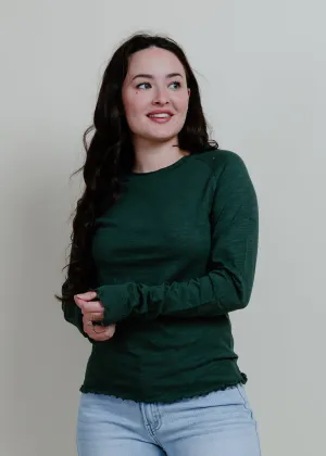 Draper Long Sleeve Top - Emerald