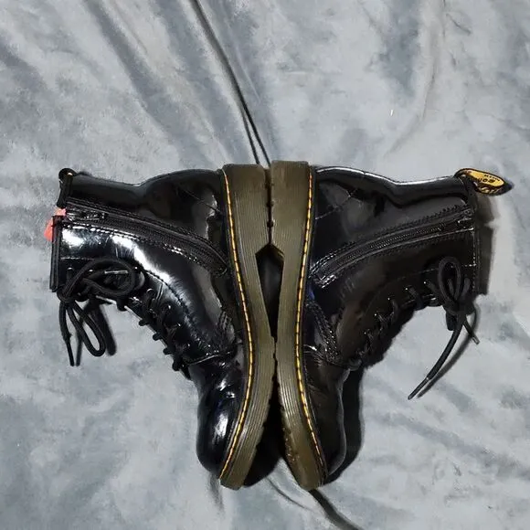 Dr. Martens 1460 J Patent Leather Combat Boots